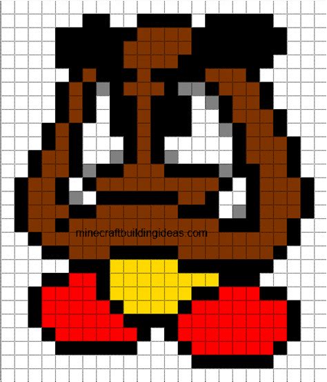Useful for minecraft projects involving circles and some pixel art. Minecraft Pixel Art Templates: Goomba