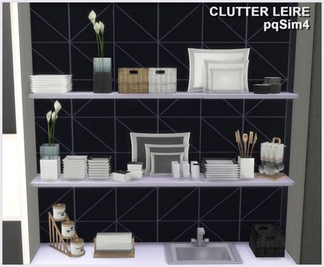 Leire Kitchen Clutter By Mary Jiménez At Pqsims4 Sims 4 Updates