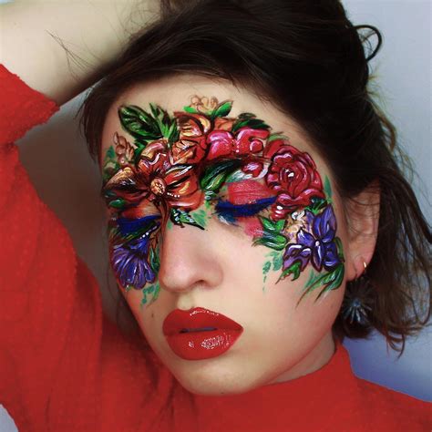 Vancouver Based Makeup Artist Uses Her Face As A Canvas For Abstract