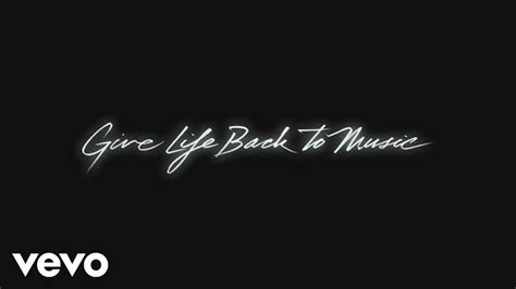Forum sez.1 odc.1 back to life. Daft Punk - Give Life Back to Music (Official Audio) - YouTube