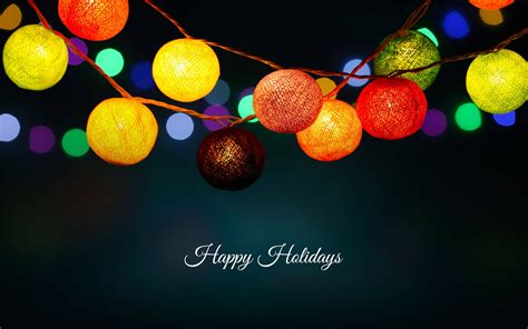 Download Christmas Desktop Colorful Lanterns Wallpaper