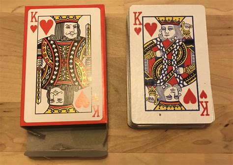 Kings in a deck of cards. The king of hearts in my deck of cards is different from its casing : mildlyinteresting