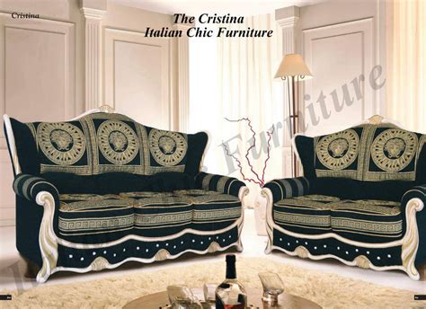 Visit our stores in sydney or call us on 02 9690 6533. Cristina 3.1.1 Versace Fabric Sofa Set