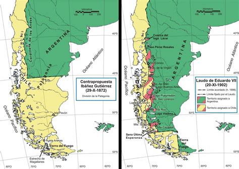 Argentina Chile Boundary In Patagonia Chilean Equidistant Proposal