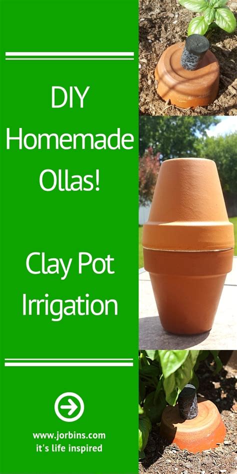 Ollas Clay Pot Irrigation Systems Diy Homemade Ollas Clay Pot