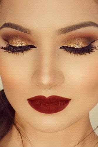 20 Amazing Glitter Eyelids Makeup Ideas Bafbouf