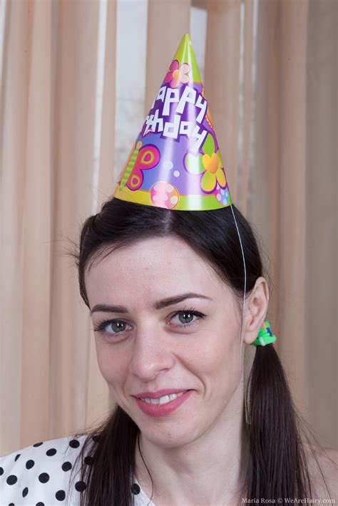 Maria Rosa Enjoys Her Birthday By Masturbating