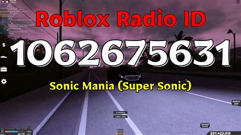 Sonic Mania Super Sonic Roblox Id Youtube
