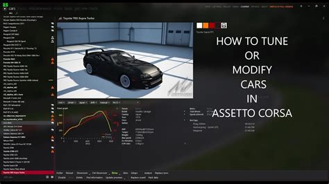 Assetto Corsa How To Tune Or Modify Cars Youtube