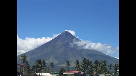 Amazing View Of Mayon Volcano In Its Perfect Cone Shape From Legazpi