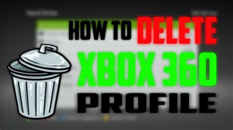 How To Delete A Profile On Xbox 360 Step By Step Tutorial Youtube