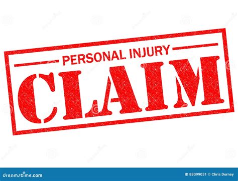 Personal Injury Claim Stock Illustration Illustration Of Stamps 88099031