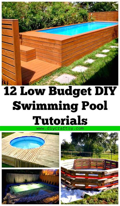 Just make some home decoration with your own idea. 12 Low Budget DIY Swimming Pool Tutorials ⋆ DIY Crafts