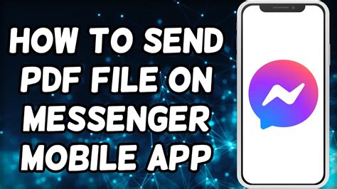 How To Send Pdf File In Messenger App 2023 Send Files On Facebook