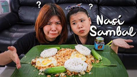 Mukbang Nasi Sambal Saja Udah Bikin Melayang Layang Makan Nya Youtube