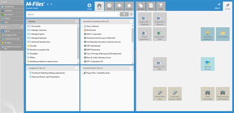 M Files Desktop User Interface