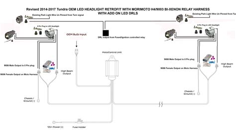 Led Headlight Wiring Diagram Easy Wiring