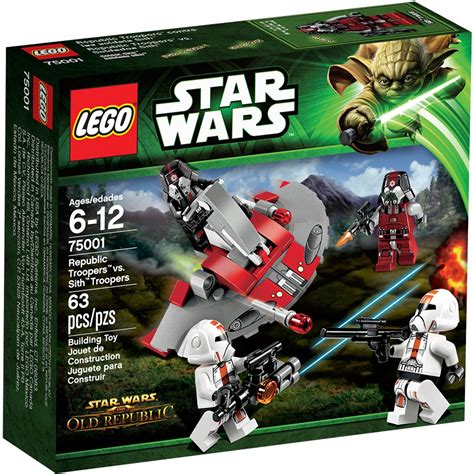 Lego 75001 Republic Troopers Vs Sith Troopers Lego Star Wars Set For