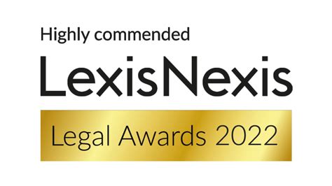 devonshires receive highly commended accolade at the lexisnexis legal awards 2022 devonshires