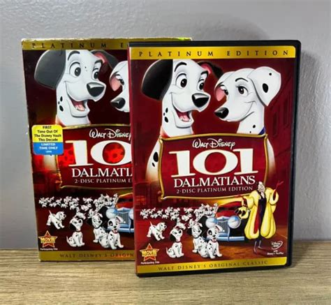 101 Dalmatians 2 Disc Platinum Edition Dvd Walt Disneys Original