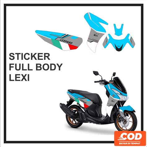 Jual Stiker Striping Decal Motor Yamaha Lexi Full Body Striping Stiker Lexi Fullbody Sticker