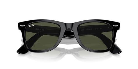 Ray Ban Rb2140 Original Wayfarer Classic 50 G 15 Green Black Sunglasses
