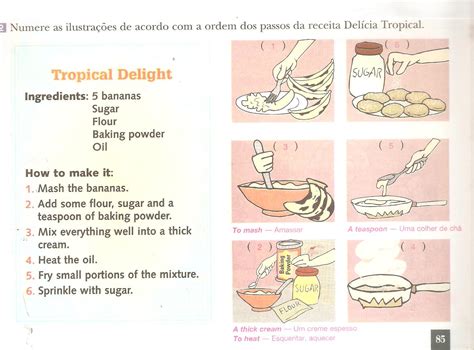 Receita Em Inglês Simples