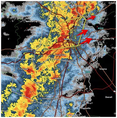 Nashseverewx On Twitter Severe Thunderstorm Warning Continues Radar