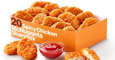 So while the chicken used is 100% real, the nuggets themselves are still not 100% real. McDonald's set to add spicy nuggets to its UK menu - but ...
