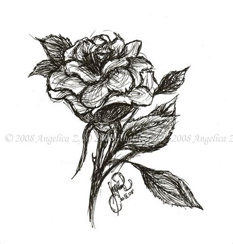 Rose Bouquet Sketch At Explore Collection Of Rose