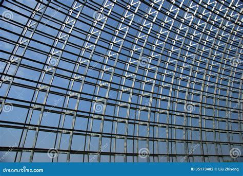 Modern Building Steel Framework Stock Photo Image Of Reflection
