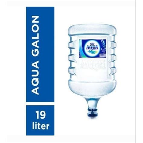 Jual Galon Aqua 19l Kosong Tanpa Air Shopee Indonesia