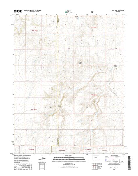 Mytopo Table Mesa Colorado Usgs Quad Topo Map