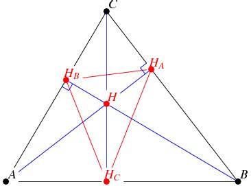 Orthic Triangle From Wolfram MathWorld