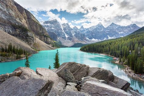 Moraine Lake And The Valley Of The Ten Peaks Banff