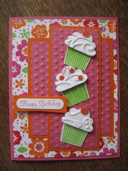 Why buy a birthday card when your kids can make one to hand out to their friends or classmates? Birthday Cupcake by ulripup - at Splitcoaststampers