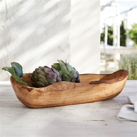 Olive Wood Oval Bowl Kitchen Accessories The White Company с