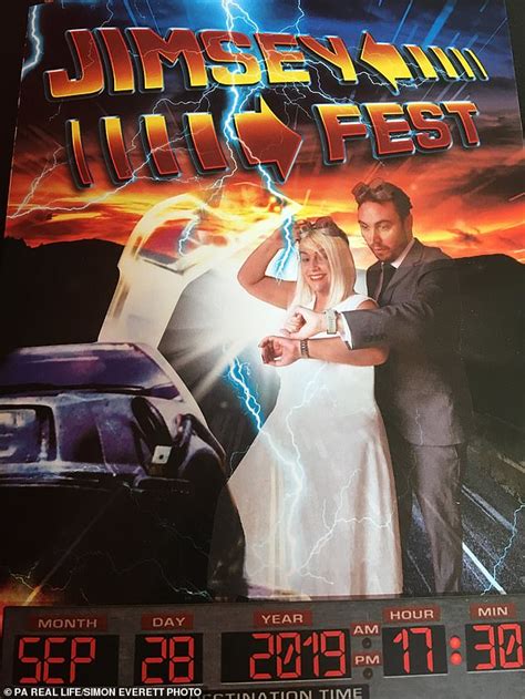 Back To The Future Couple Celebrate Their Wedding With A £10000 Themed