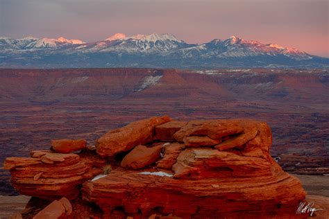 La Sal Mountains From Canyonlands 2020 Canyonlands National Park