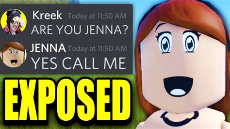 Roblox Jenna Hacker Exposed I Called Her On Discord Youtube