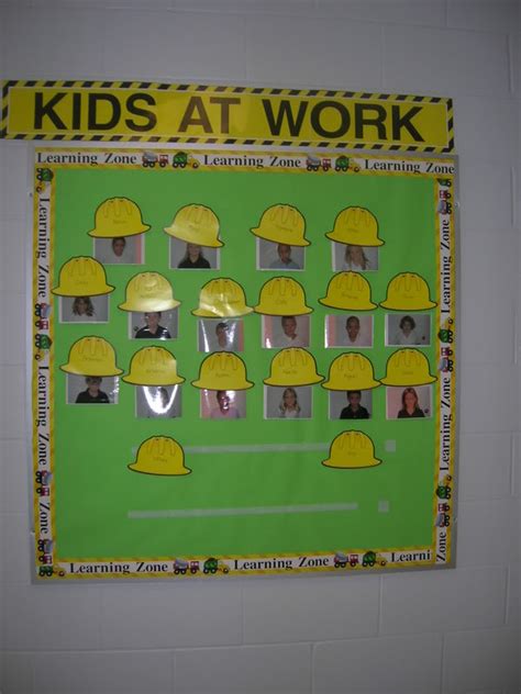 Science fun imagination construction display ideas building floor space funny science billboard. Construction Themed Classrooms - Clutter-Free Classroom