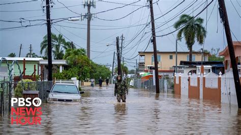 Puerto Rico Hit With Flooding Widespread Power Outages From Hurricane Fiona Youtube