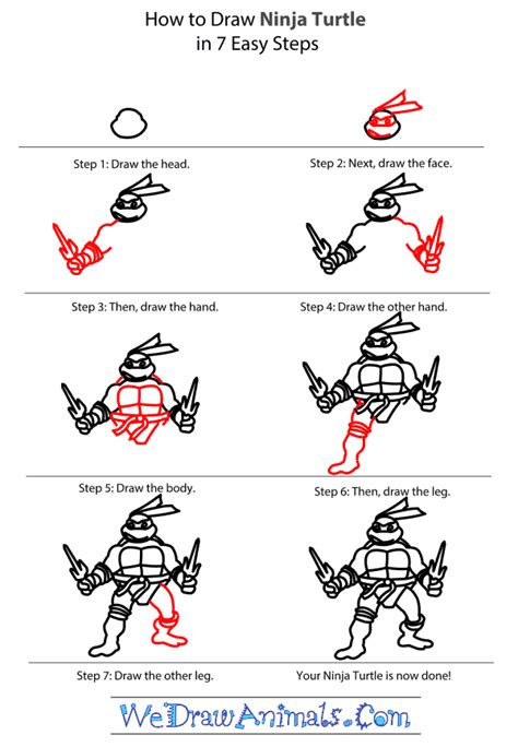 How To Draw The Ninja Turtles