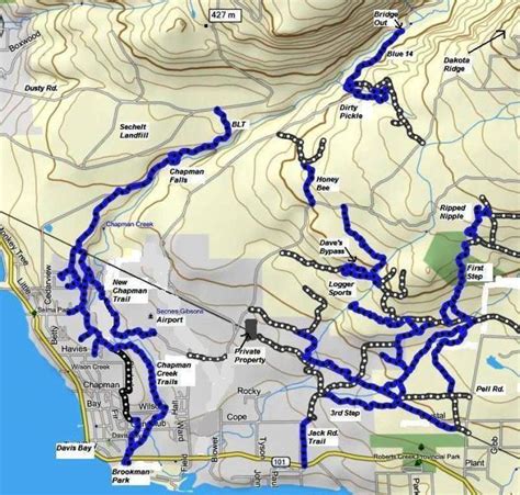 Chapman Wilson Creeks Trail Maps