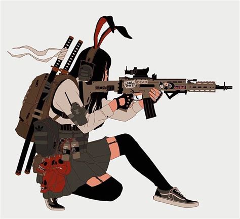 More Girls More Guns ☠️ Concept Art Characters Guns Drawing Drawings