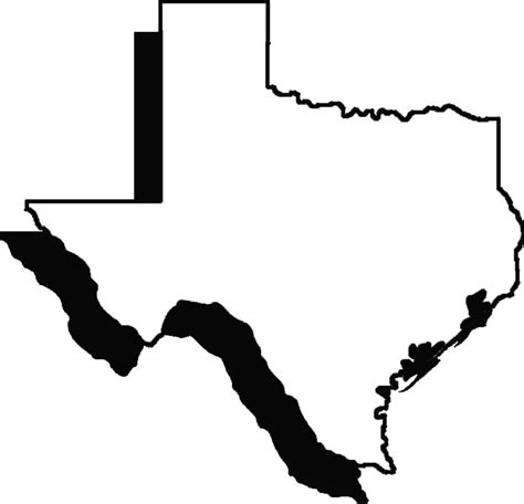 New Users State Of Texas Outline Clipart Full Size Clipart