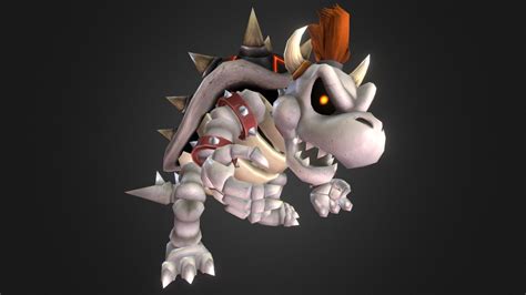 Dry Bowser Download Free 3d Model By Projectmgame 3d95698 Sketchfab