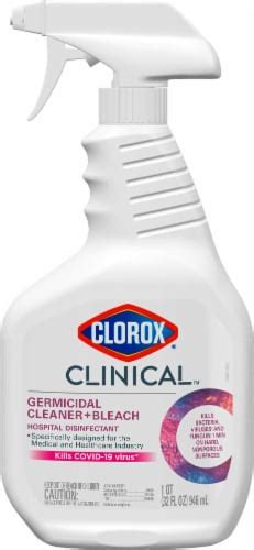 Clorox Clinical Germicidal Cleaner Bleach Hospital Disinfectant 32