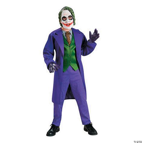 Boys Deluxe Joker Costume Dark Knight Trilogy