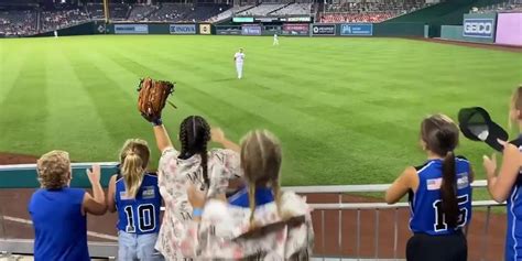 Baseball Fan Snags Ball Away From Young Fans At Nationals Game Fox News Video